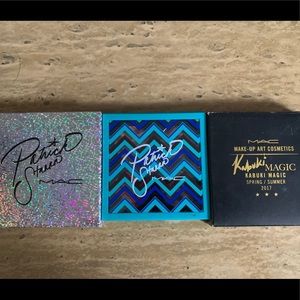 Variety of untouched eyeshadow palettes